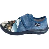 Beck Sisäkengät 'Spinosaurus' sininen denim / antrasiitti / kivenharmaa / valkoinen