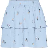 Pieces Pcjeo Hw Short Skirt Wvn D2D - Blue - M