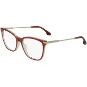 Victoria Beckham Modernit aurinkolasit - - Läpinäkyvä Punainen/Ruskea - 54 mm - Polykarbonaatti