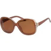 Pilgrim Parker Oversized Retro Sunglasses Light Brown - Brown - ONE SIZE