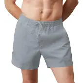 Calvin Klein Swimwear Uimashortsit basaltinharmaa / valkoinen