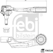 FEBI BILSTEIN Raidetangon pää 196534
