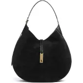 Ralph Lauren Suede/Leather-P Id Shldr-Sba-Med - Black - ONE SIZE
