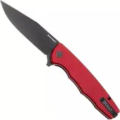 Ocaso Strategy 29RDB, PVD K110, Red Aluminium, pocket knife, Mike Wallace design