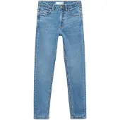 Mango Star-Embroidered Skinny Jeans - Blue - 140