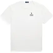 Ralph Lauren for man. 710981136001 Classic Fit white jersey knit T-shirt (XS), Casual, Cotton, Short sleeve