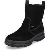 Rieker Ladies Mid Height Boots X8250-00 Black - Black - 40