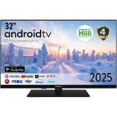 Finlux 32 tuumainen G8 Android TV (2025) Musta