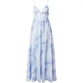 Bardot Elias Printed Maxi Dress - Blue - 40