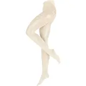 SWEDISH STOCKINGS Rosa Lace Tights - White - M