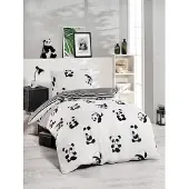 L'essentiel Maison Lasten pussilakanasetti Panda, 140x200, 2 osaa