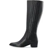 Bianco Biacarol Chelsea Knee High Boot Smooth Leather - Black - 37