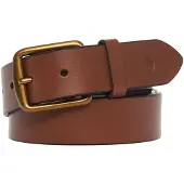 Ralph Lauren for man. 405913732002 Leather belt with brown horse (42 cm), Casual, Havana, Classic