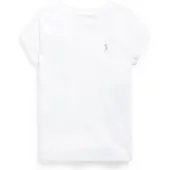 Ralph Lauren 30/1 Jersey-Ss Cn Tee-Tp-Knt - White - 129-130