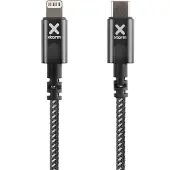 Xtorm CX2031 USB-C – Lightning -kaapeli, 1 m, musta