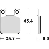 TRW jarrupalat (mcb535rq)
