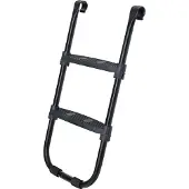 Songmics Trampoliinitikkaat 76 cm, leveillä askelmilla, musta