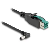 DeLOCK 80013, USB, DC 5.5, 3 m, Musta