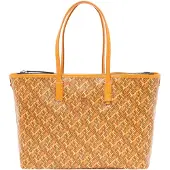Tommy Hilfiger TH Monoplay Leather Shopperit 36 cm Oranssi