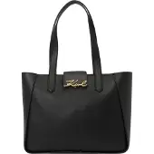 Karl Lagerfeld Skuare Shopperit Nahka 34 cm Musta