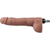 Lovense Varpos jäljitelmä Big Dildo, hiekanvärinen