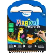 Skillmatics Magical Scratch Art eläimet raaputussetti