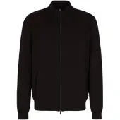 EA7 for man. 7M000542_AF14755 Regular cardigan black (S), Casual, Cotton