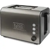 Black & Decker Leivänpaahdin - MUSTA+DECKER - BXTO900E - 2 paikkaa - 7 tasoa - 3 toimintoa