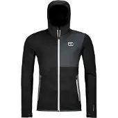 Ortovox Men's Fleece Hoody Black Raven Välikerrospuserot S