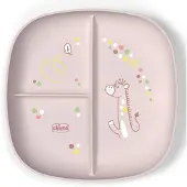 Chicco 00016003150000, Pikkulasten lautanen, Ruusu, Poika/tyttö, 1 vuosi/vuosia, 168 g, 210 mm