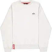 Alpha industries Collegepaita musta / meleerattu valkoinen