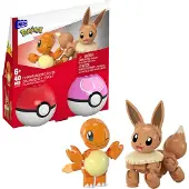 Pokemon Poké Ball 2-Pack Building Toy Kits With 2 Action Figures (40 Pieces) For Kids - Multi/patterned - ONE SIZE