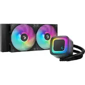 DeepCool LE240 V2, All-in-one-nesteenjäähdytin, 12 cm, Musta (R-LE240-BKAMMC-G-2)