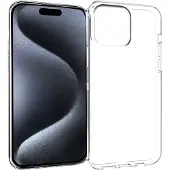 Insmat Crystal Cover, iPhone 15 Pro -suojakuori, Läpinäkyvä