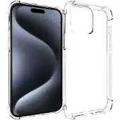 Insmat Impact Cover, iPhone 15 Pro Max -suojakuori, Läpinäkyvä
