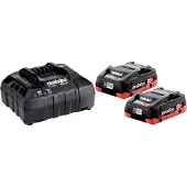 Metabo Akku & laturi 18 V 2× LiHD 4,0 Ah