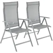 Songmics Puutarhatuolit, , 56x70x106 cm, Harmaa.