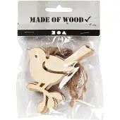 Creativ Company Wooden Hanger Bird 9cm