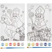 Grafix Sinterklaas Canvas Painting By Numbers