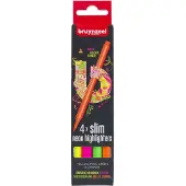 Bruynzeel - Highlighters Narrow Set 4 Colors