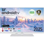 Finlux 32 tuumainen G8 Android TV (2025) Valkoinen