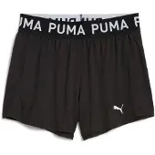 Puma Urheiluhousut 'Strong 3' vaaleanharmaa / musta