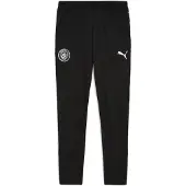 Puma Manchester City Treenihousut - Musta/hopea - , koko X-Small