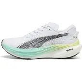 Puma Deviate Nitro 3 White Green AW25 Women's Sneakers, Size 41 - EUR