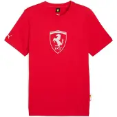 Puma Ferrari Sportswear Tonal Shield Lyhythihainen T-paita
