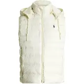 Ralph Lauren for woman. 211958935002 Cream white water-repellent folding vest (XXS), Casual, Sustainable, Recycled nylon