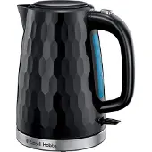 Russell Hobbs Honeycomb -vedenkeitin, 1,7 l, 2400 W, musta
