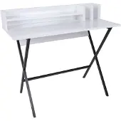 Skye Decor Kirjoituspöytä Steyr, 100x50x89 cm, valkoinen/musta