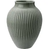 Knabstrup Keramik - Ripple Maljakko 27 cm Celadon Green