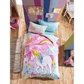 L'essentiel Maison Lasten vuodevaatteet Unicorn, 160x220, 3-osainen